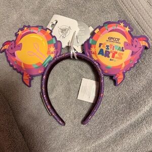 Disney Purple Epcot Festival of the Arts Decorative Headband